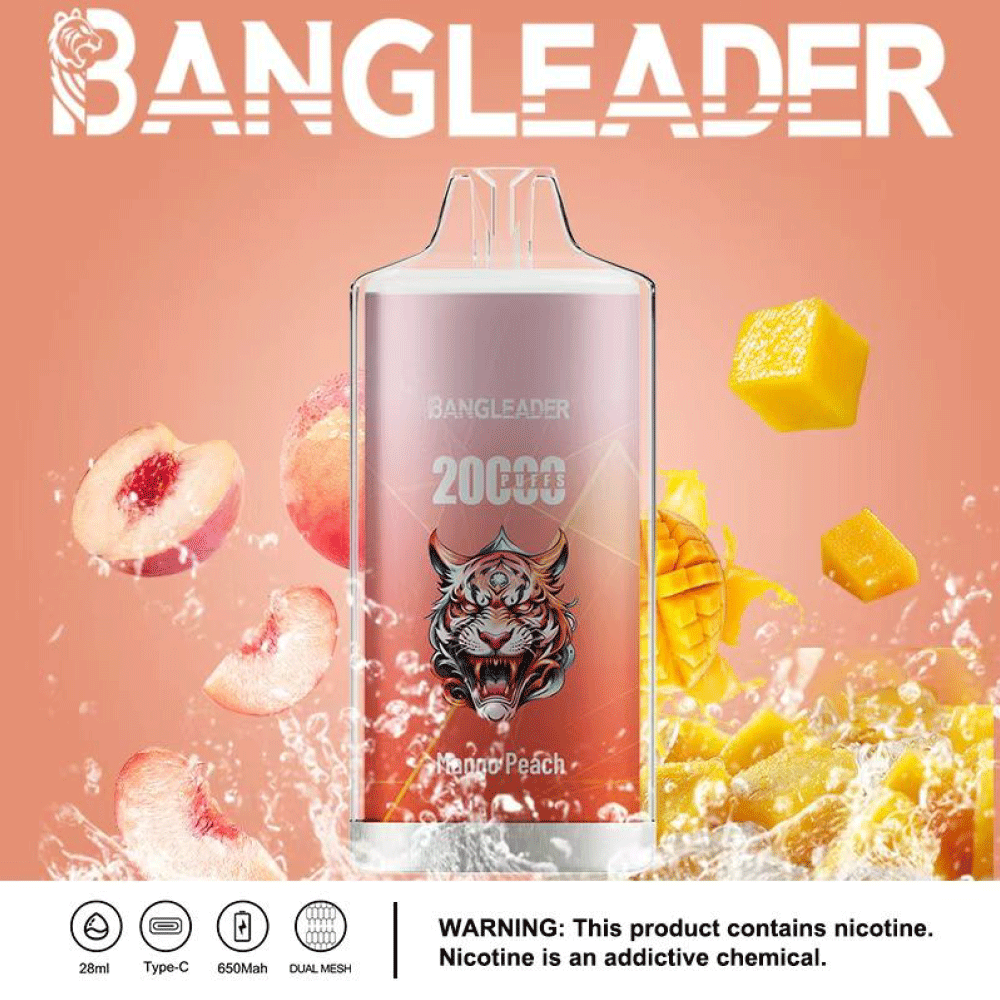 Bang Leader 20K Disposable Vape – 20,000 Puffs | 28mL E-liquid | Type-C Rechargeable - Bild 12