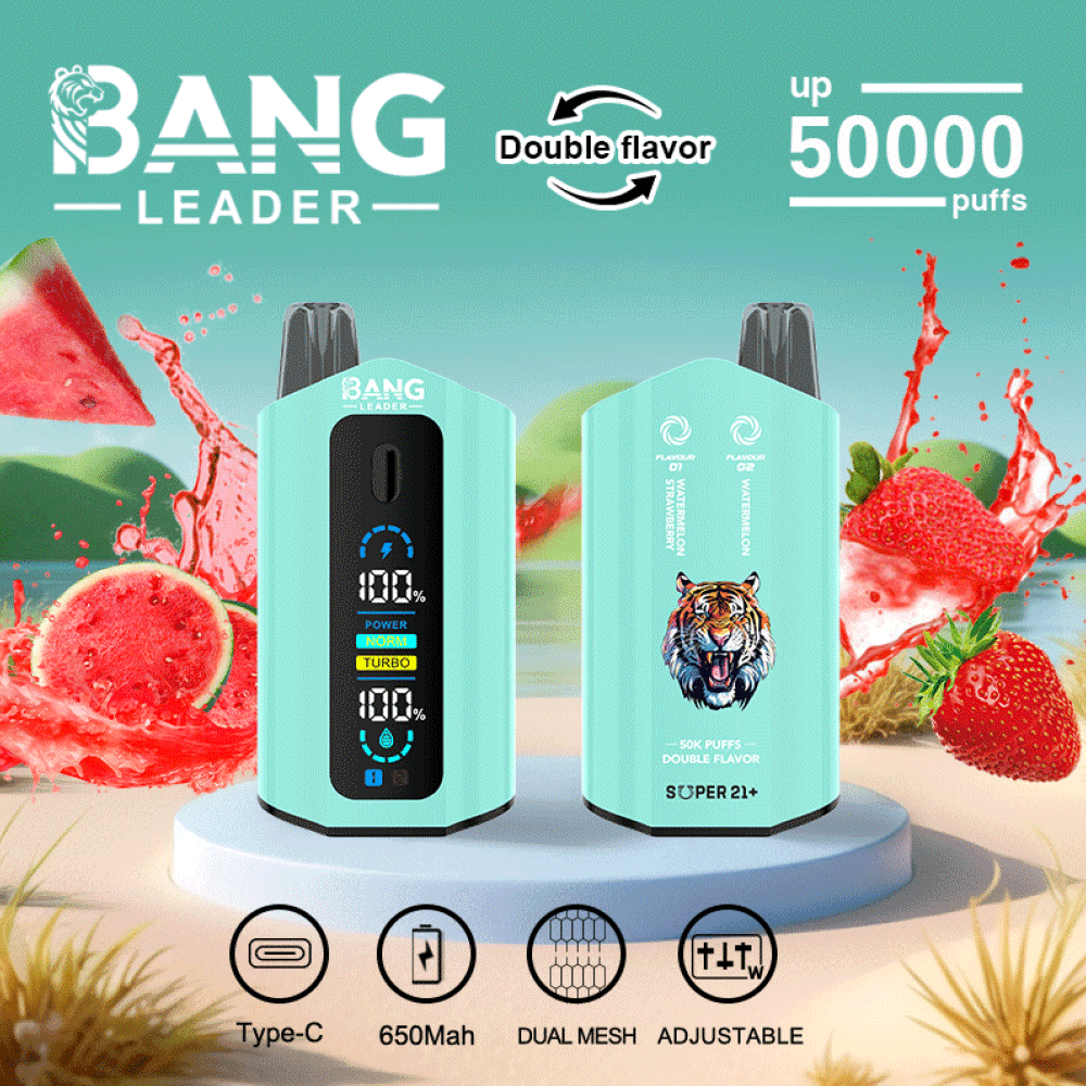 Bang Leader 50K Disposable Vape | EU Warehouse Shipping | 50000 Puffs-Dual-Flavor - Image 3