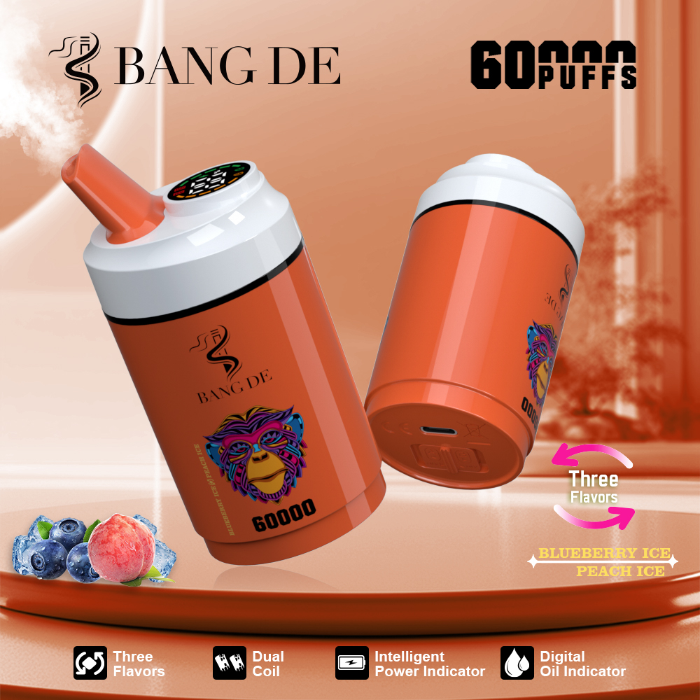 Bang DE 60K Disposable Vape | 60,000 Puffs | Dual Mesh Coil & Type-C Rechargeable – Bild 2