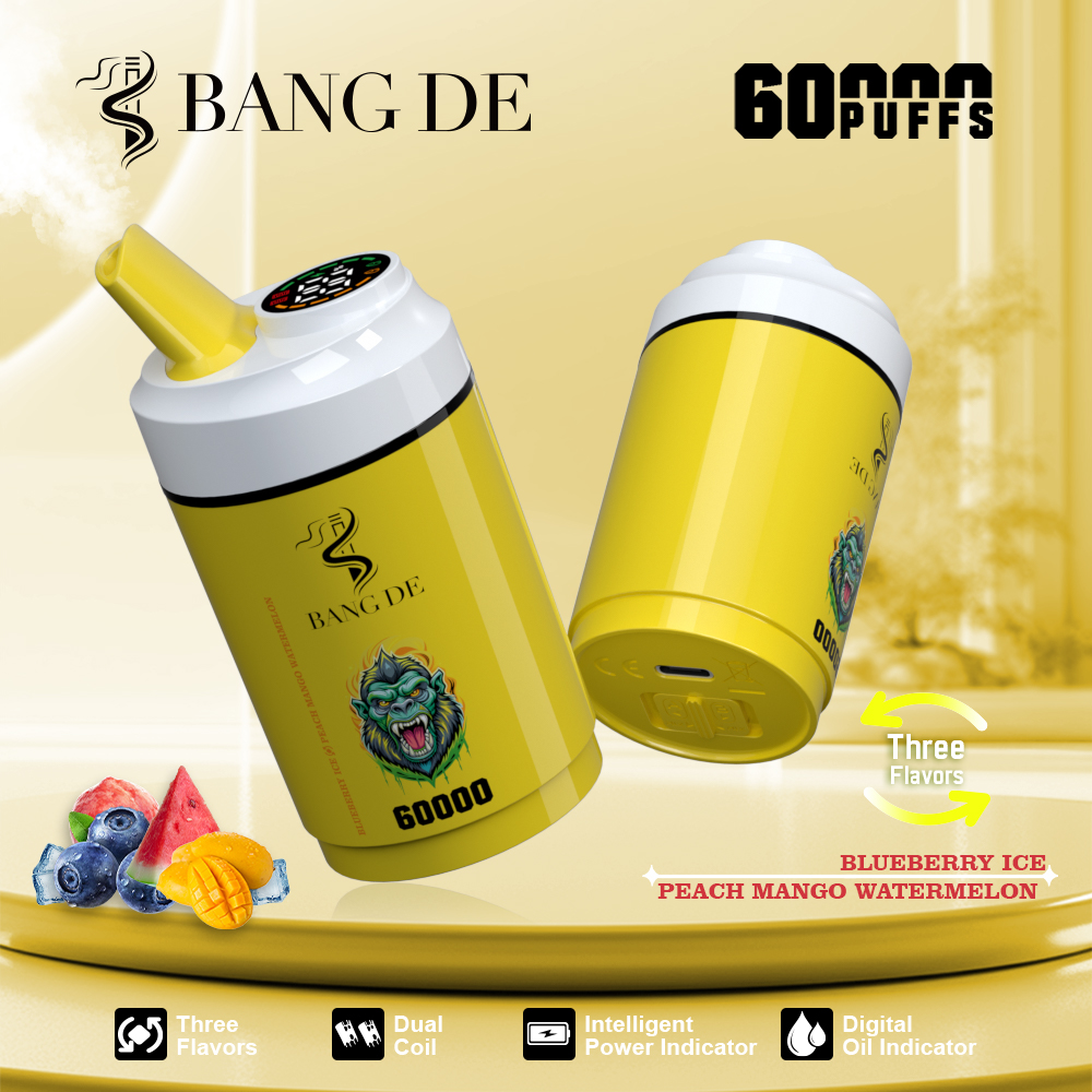 Bang DE 60K Disposable Vape | 60,000 Puffs | Dual Mesh Coil & Type-C Rechargeable – Bild 3