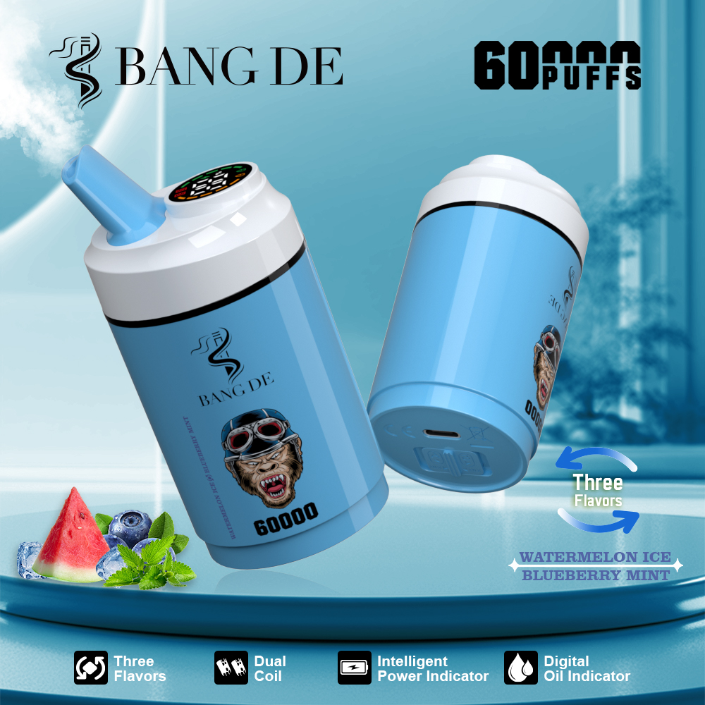 Bang DE 60K Disposable Vape | 60,000 Puffs | Dual Mesh Coil & Type-C Rechargeable – Bild 13