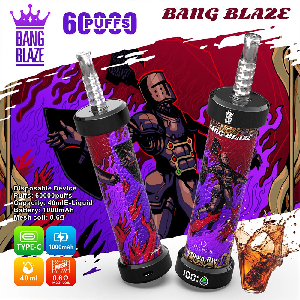 Bang Blaze 60K Disposable Vape – 60,000 Puffs | Power Cannon Edition - 画像 4