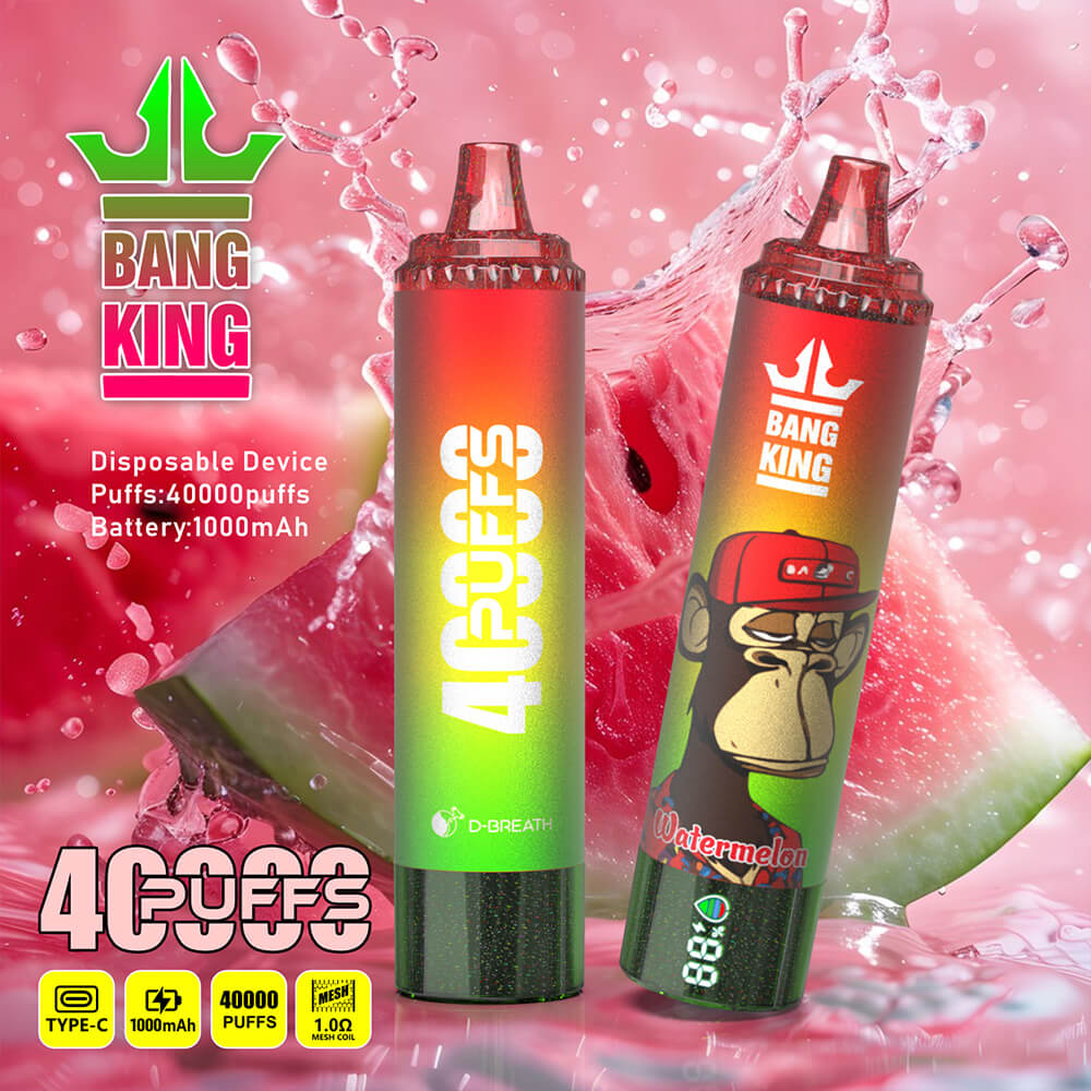 Bang King 40K Disposable Vape – 40,000 Puffs | Compact Design & Powerful Flavor - Imagen 13