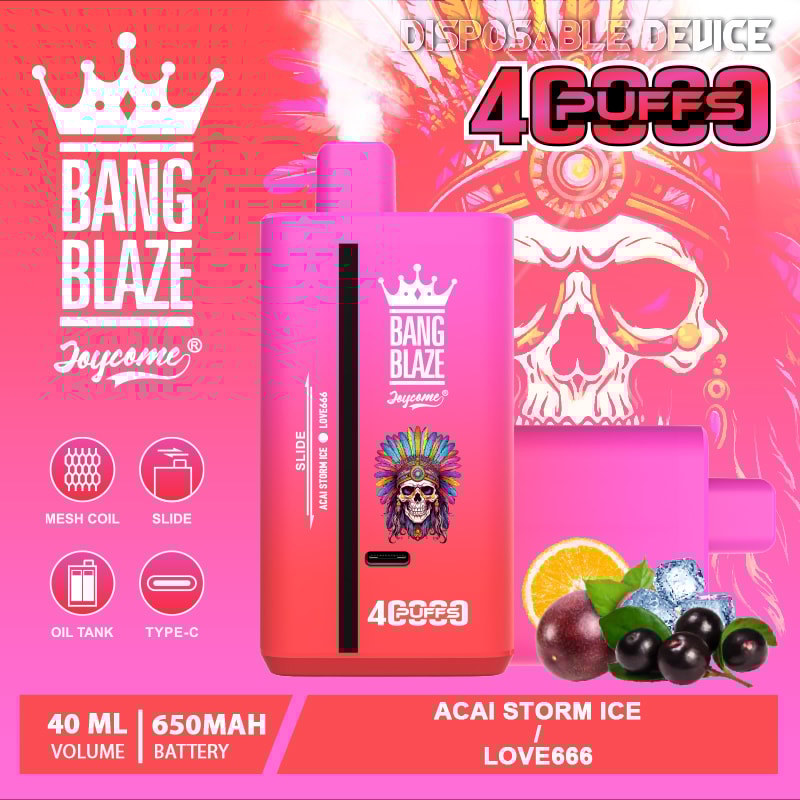 Bang Blaze 40K – 40,000 Puffs Disposable Vape with Dual Mesh Coil - Afbeelding 17