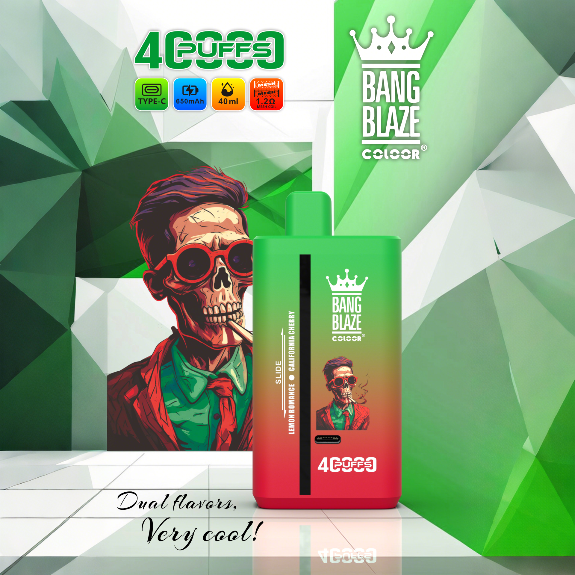 Bang Blaze 40K – 40,000 Puffs Disposable Vape with Dual Mesh Coil - Afbeelding 15