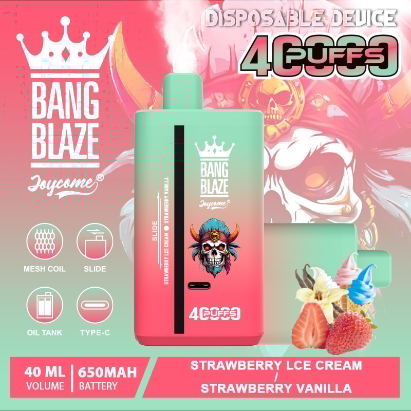 Bang Blaze 40K – 40,000 Puffs Disposable Vape with Dual Mesh Coil - Afbeelding 10