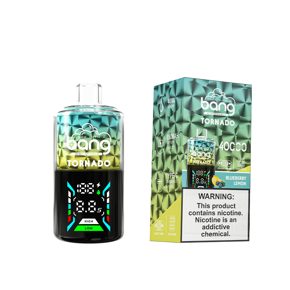 Bang Tornado 40K Disposable Vape – 40,000 Puffs | 12 Flavors Tornado | Long-Lasting & Ultra-Smooth Performance – Bild 13