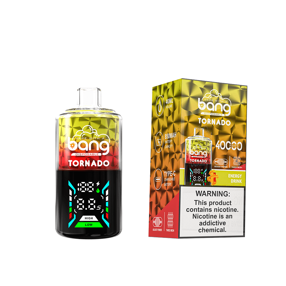 Bang Tornado 40K Disposable Vape – 40,000 Puffs | 12 Flavors Tornado | Long-Lasting & Ultra-Smooth Performance – Bild 5