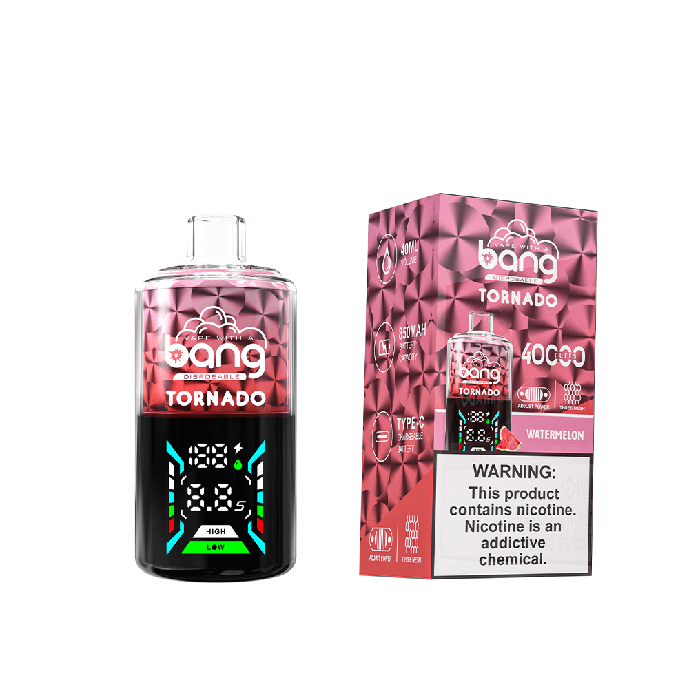 Bang Tornado 40K Disposable Vape – 40,000 Puffs | 12 Flavors Tornado | Long-Lasting & Ultra-Smooth Performance – Bild 11