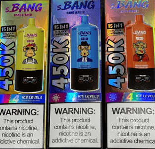 Bang Leader 450K Disposable Vape – 15-in-1 Flavor System | Adjustable Ice Levels | MTL & DTL Dual Mode | 450,000 Puffs photo review