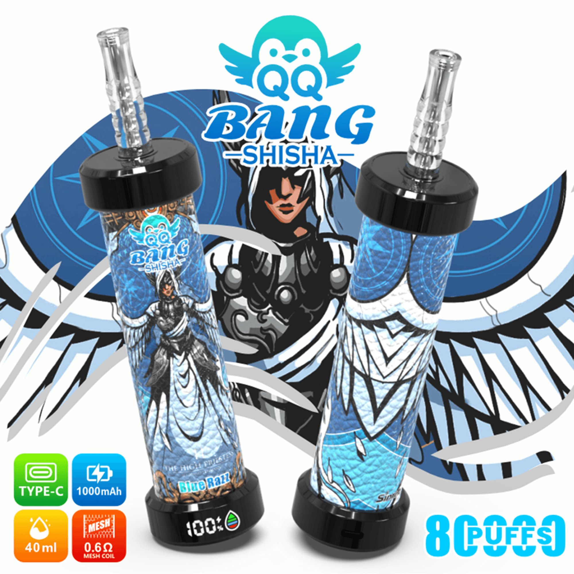 QQ Bang Shisha 80K Disposable Vape – Up to 80,000 Puffs | Premium Shisha Hookah Style - Image 3