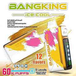 Bang King Ice Cool 60k Disposable Vape – Icy Fresh Flavors | Stylish Design & Smooth Performance
