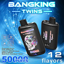Bang King Twins 50K Disposable Vape –50000 Puffs – Dual Flavor | Double the Fun