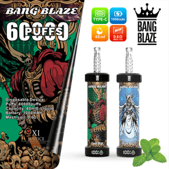 Vape desechable Bang Blaze 60K - 60,000 inhalaciones | Edición Power Cannon