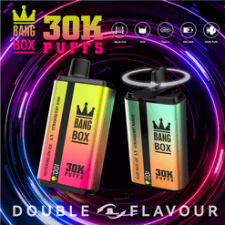 Vape desechable 2 en 1 Bang Box 30K - 30.000 inhalaciones | Interruptor de doble sabor | Vape compacto recargable
