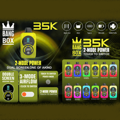 Vape monouso regolabile Bang Box 35K – 35.000 sbuffi | Modalità vapore regolabile