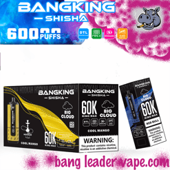 Bang King Shisha 60K Disposable Vape – 60,000 Puffs | Shisha Inspired Design