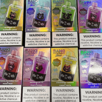 Vape desechable Bang Leader 120K: cápsulas de sabor magnético 2 en 1 | 120,000 inhalaciones | Revisión fotográfica de bobina de malla doble