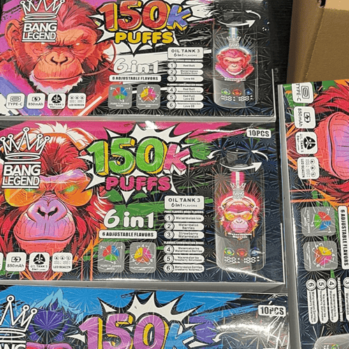 Bang Legend 150K Disposable Vape | 3 Oil Chambers Smart Screen | 12 Flavors Mega Device photo review