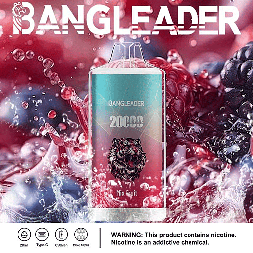 Bang Leader 20K Disposable Vape – 20,000 Puffs | 28mL E-liquid | Type-C Rechargeable – Bild 13