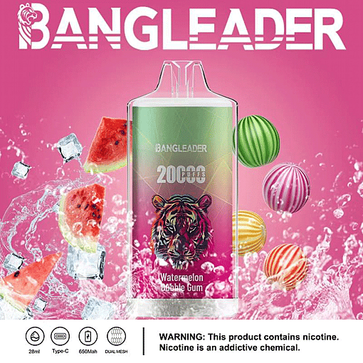 Bang Leader 20K Disposable Vape – 20,000 Puffs | 28mL E-liquid | Type-C Rechargeable – Bild 3