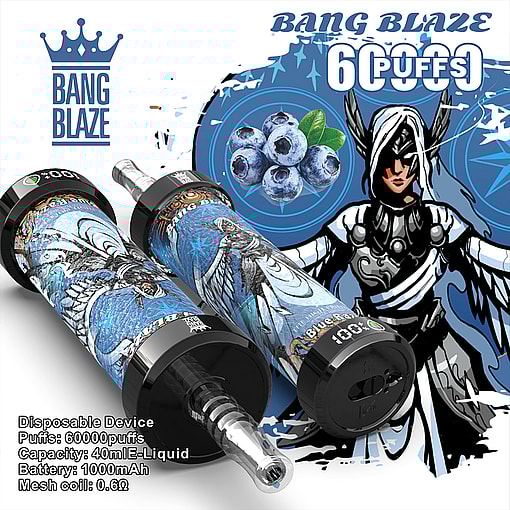 Bang Blaze 60K Disposable Vape – 60,000 Puffs | Power Cannon Edition - Imagen 3