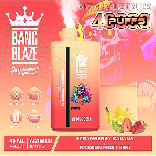 Bang Blaze 40K – 40,000 Puffs Disposable Vape with Dual Mesh Coil - Image 9