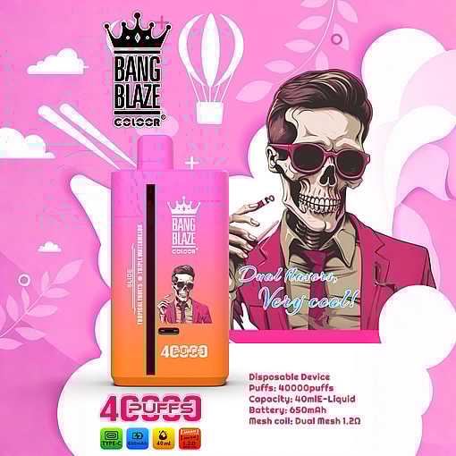 Bang Blaze 40K – 40,000 Puffs Disposable Vape with Dual Mesh Coil - Image 12