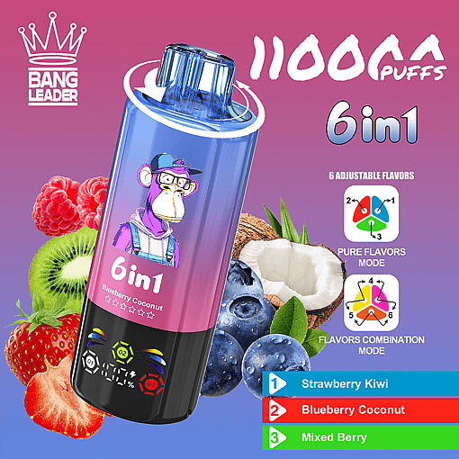 Bang Leader 110K Disposable Vape | Smart Screen & Dual Mesh Power - Imagen 10
