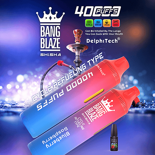 Bang Blaze 40K Oil Disposable Vape – 40,000 Puffs | Mesh Coil | 12 Premium Flavors - Image 3
