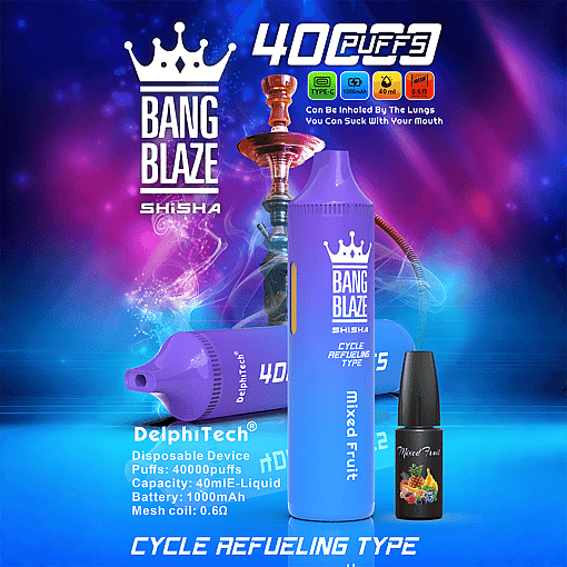 Bang Blaze 40K Oil Disposable Vape – 40,000 Puffs | Mesh Coil | 12 Premium Flavors - Image 7