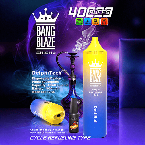 Bang Blaze 40K Oil Disposable Vape – 40,000 Puffs | Mesh Coil | 12 Premium Flavors - Image 10