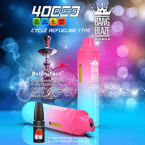 Bang Blaze 40K Oil Disposable Vape – 40,000 Puffs | Mesh Coil | 12 Premium Flavors - Image 11