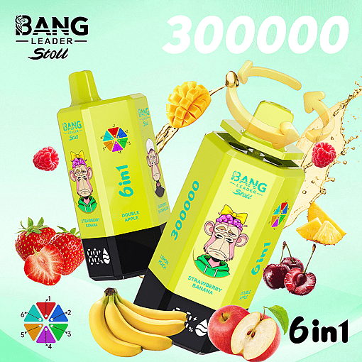 Bang Leader Stoll 300K Disposable Vape – 300,000 Puffs | 6-in-1 Multi-Flavor Smart Device - Image 7