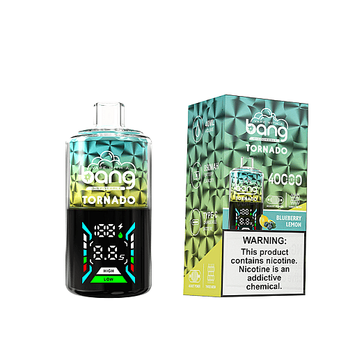 Bang Tornado 40K Disposable Vape – 40,000 Puffs | 12  Flavors Tornado | Long-Lasting & Ultra-Smooth Performance - Imagen 13