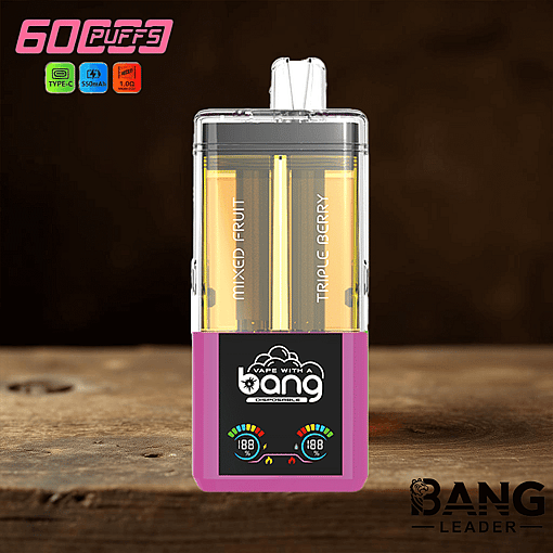 Bang 60K Refillable Disposable Vape | Dual Flavor Switching | Rechargeable | Up to 60,000 Puffs - Imagen 7