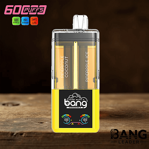 Bang 60K Refillable Disposable Vape | Dual Flavor Switching | Rechargeable | Up to 60,000 Puffs - Imagen 9