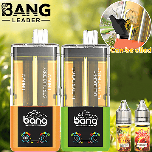 Bang 60K Refillable Disposable Vape | Dual Flavor Switching | Rechargeable | Up to 60,000 Puffs