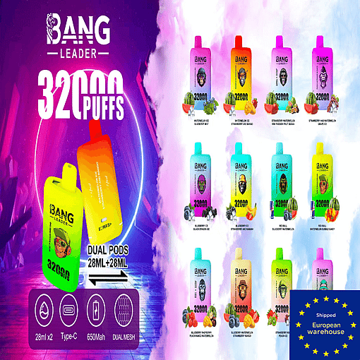 Bang Leader 32K Disposable Vape | EU Warehouse Shipping | Dual Flavors
