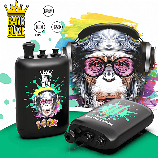 Bang Blaze 140K Disposable Vape | 140,000 Puffs | 3in1 Flavor System | Rechargeable High-Capacity Device – Image 6