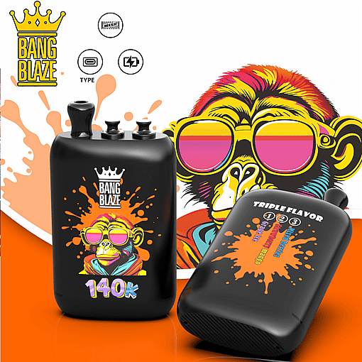 Bang Blaze 140K Disposable Vape | 140,000 Puffs | 3in1 Flavor System | Rechargeable High-Capacity Device – Image 2