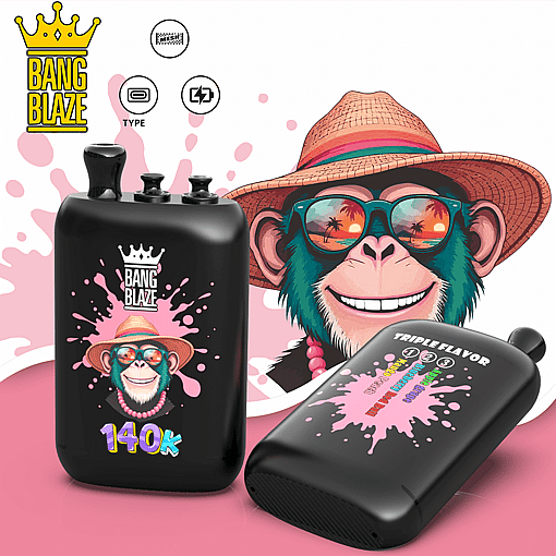Bang Blaze 140K Disposable Vape | 140,000 Puffs | 3in1 Flavor System | Rechargeable High-Capacity Device – Image 8