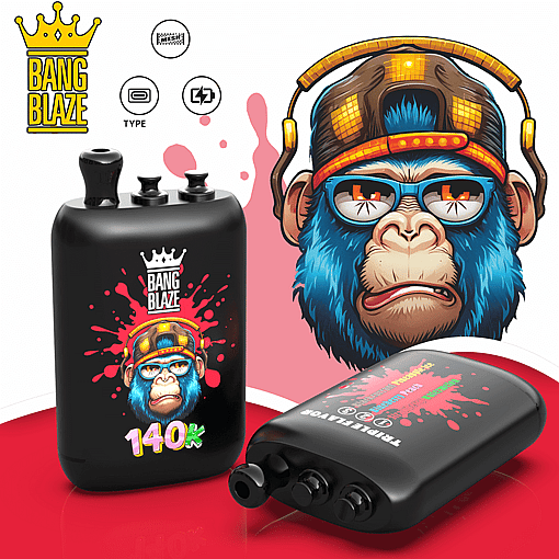 Bang Blaze 140K Disposable Vape | 140,000 Puffs | 3in1 Flavor System | Rechargeable High-Capacity Device – Image 11