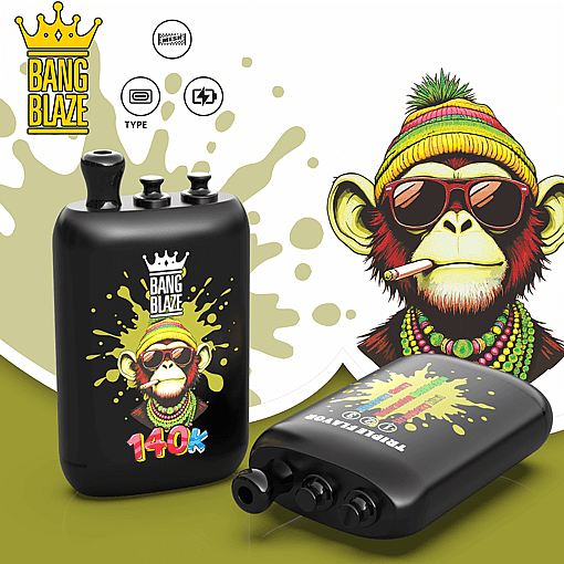 Bang Blaze 140K Disposable Vape | 140,000 Puffs | 3in1 Flavor System | Rechargeable High-Capacity Device – Image 10