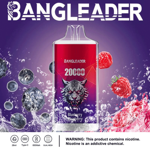 Bang Leader 20K Disposable Vape – 20,000 Puffs | 28mL E-liquid | Type-C Rechargeable - Imagen 9