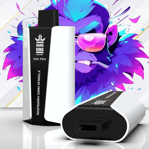 Bang King 30 K Pro Disposable Vape | 30,000 Puffs | 36 mL E‑Liquid | 850 mAh Rechargeable | Mesh Coil | USB‑C Charging | 12 Flavor Variants - Image 3