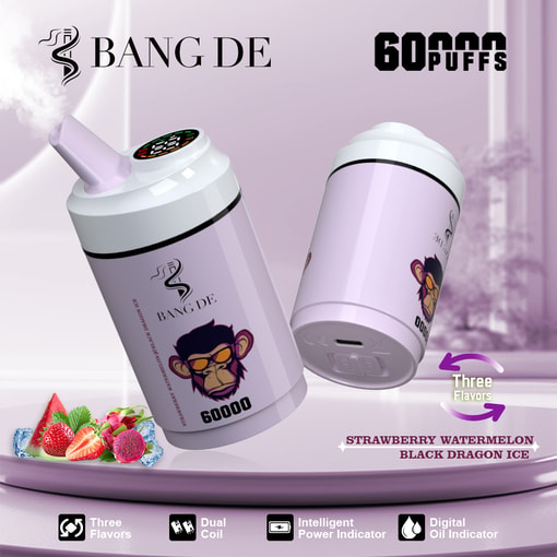 Bang DE 60K Disposable Vape | 60,000 Puffs | Dual Mesh Coil & Type-C Rechargeable – Bild 10