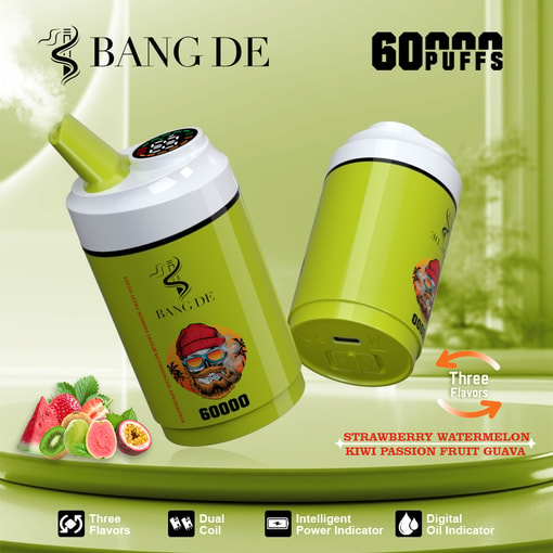 Bang DE 60K Disposable Vape | 60,000 Puffs | Dual Mesh Coil & Type-C Rechargeable – Bild 11