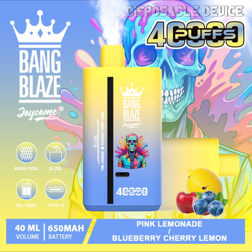 Bang Blaze 40K – 40,000 Puffs Disposable Vape with Dual Mesh Coil – Image 4