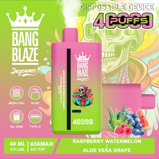 Bang Blaze 40K – 40,000 Puffs Disposable Vape with Dual Mesh Coil – Image 6